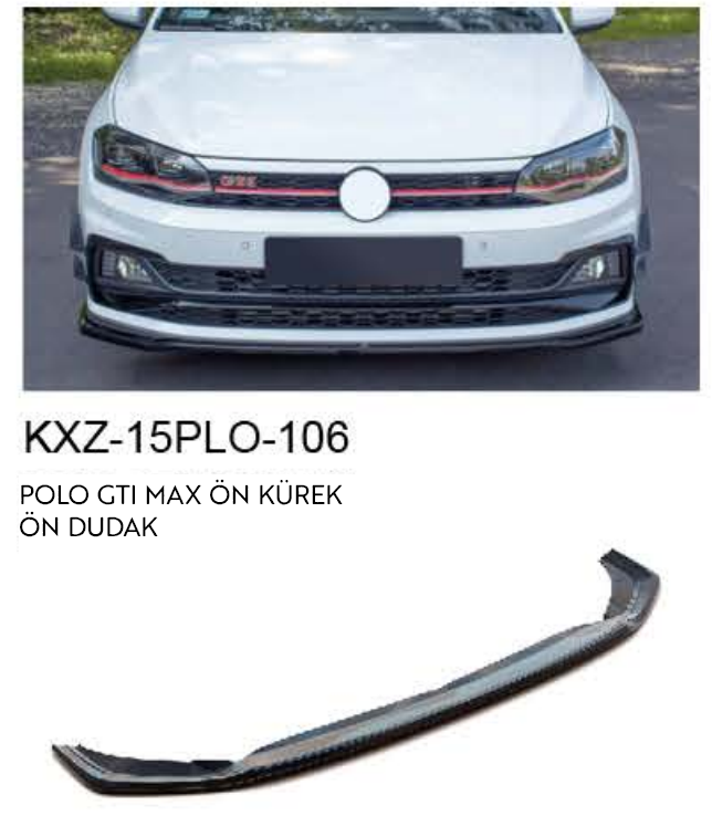 VOLKSWAGEN POLO GTI MAX ÖN DUDAK