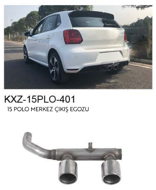 VOLKSWAGEN POLO 2015 MERKEZ ÇIKIŞ EGZOZU