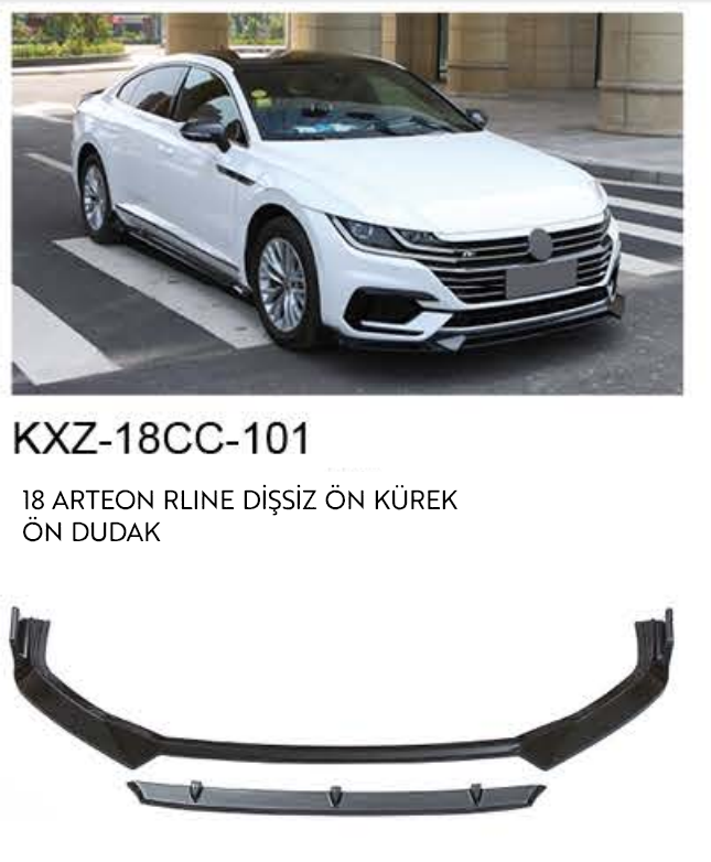 VOLKSWAGEN ARTEON R-LINE 2018 DİŞSİZ ÖN DUDAK