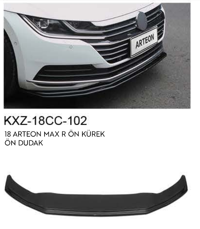 VOLKSWAGEN ARTEON R MAX 2018 ÖN DUDAK
