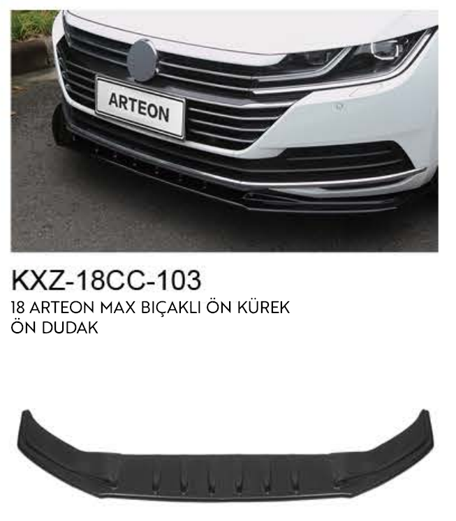 VOLKSWAGEN ARTEON MAX 2018 ÖN DUDAK