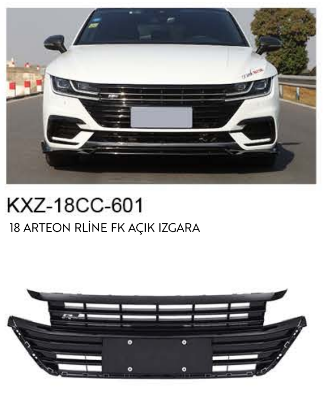 VOLKSWAGEN ARTEON 2018 R-LINE FK AÇIK IZGARA