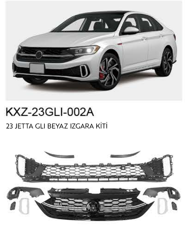 VOLKSWAGEN JETTA GLI 2023 BEYAZ IZGARA KİTİ