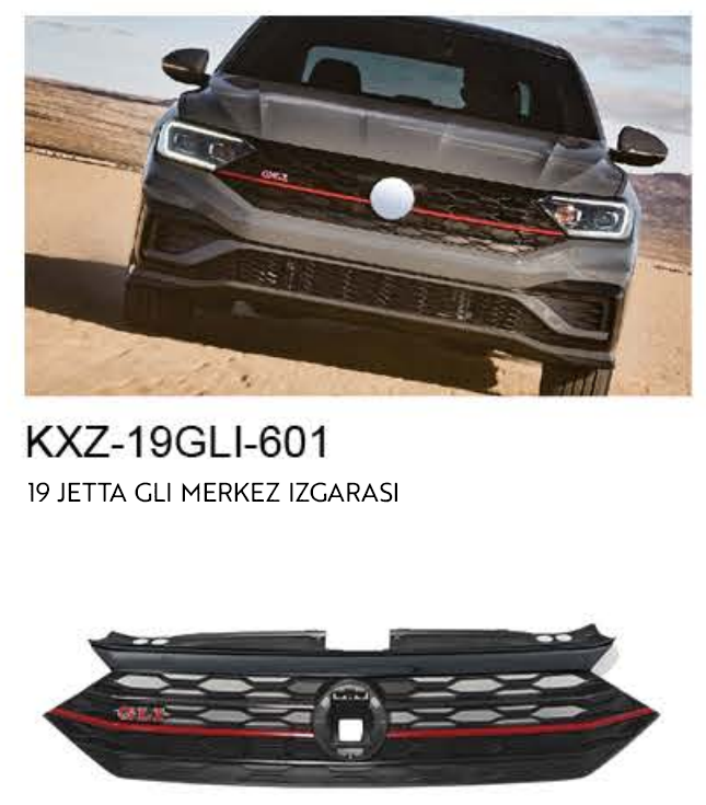 VOLKSWAGEN JETTA GLI 2019 MERKEZ IZGARASI