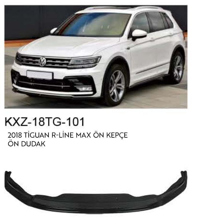 VOLKSWAGEN TİGUAN R-LINE MAX 2018 ÖN DUDAK