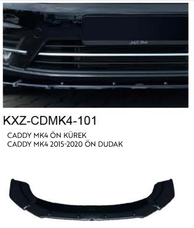 VOLKSWAGEN CADDY MK4 2015-2020 ÖN DUDAK