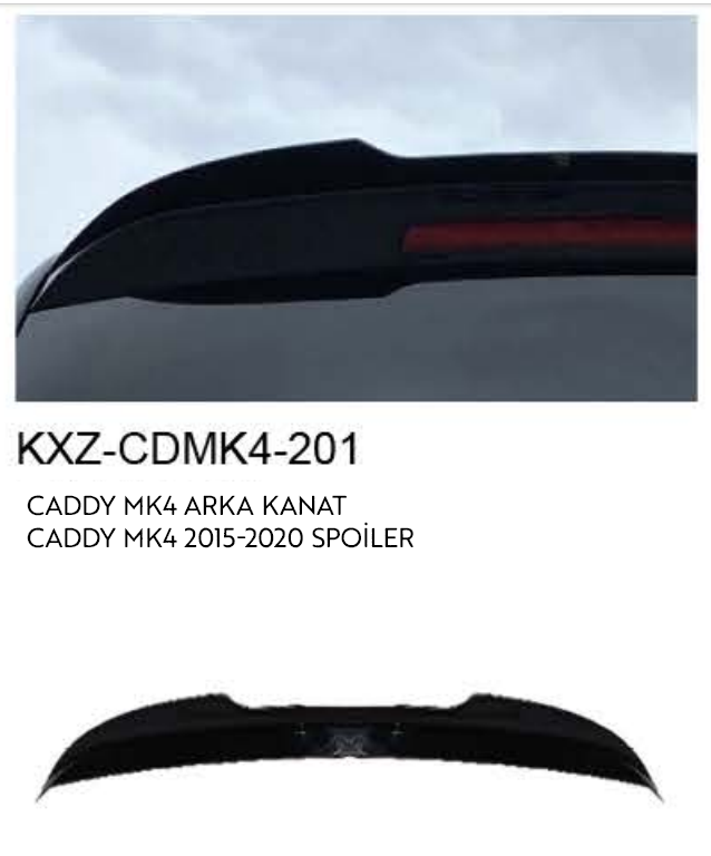 VOLKSWAGEN CADDY MK4 2015-2020 ARKA KANAT