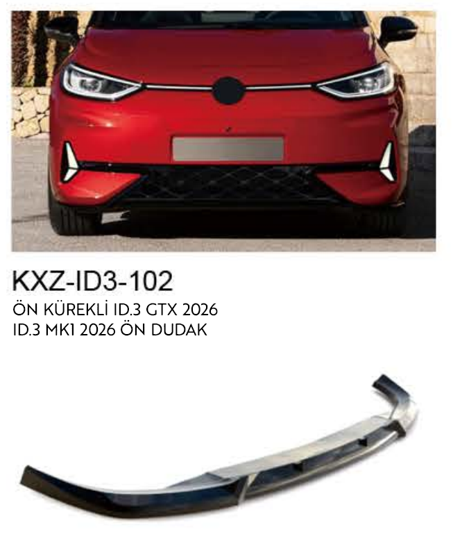 VOLKSWAGEN ID.3 GTX MK1 2026 ÖN DUDAK