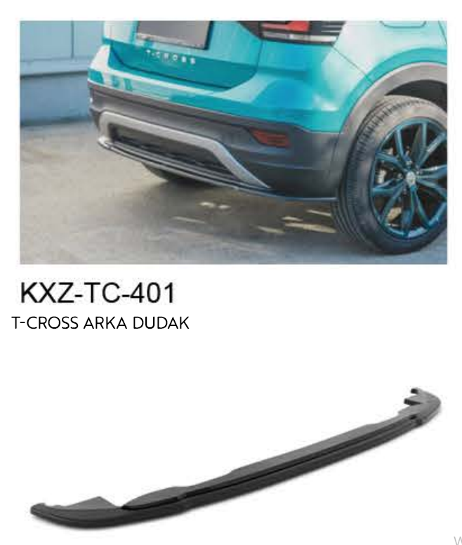 VOLKSWAGEN T-CROSS ARKA DUDAK