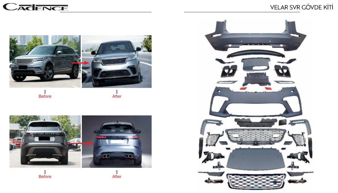 RANGE ROVER VELAR SVR BODY KIT