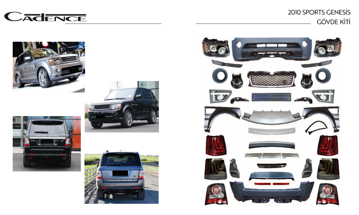 RANGE ROVER 2010 SPORTS GENESİS BODY KIT
