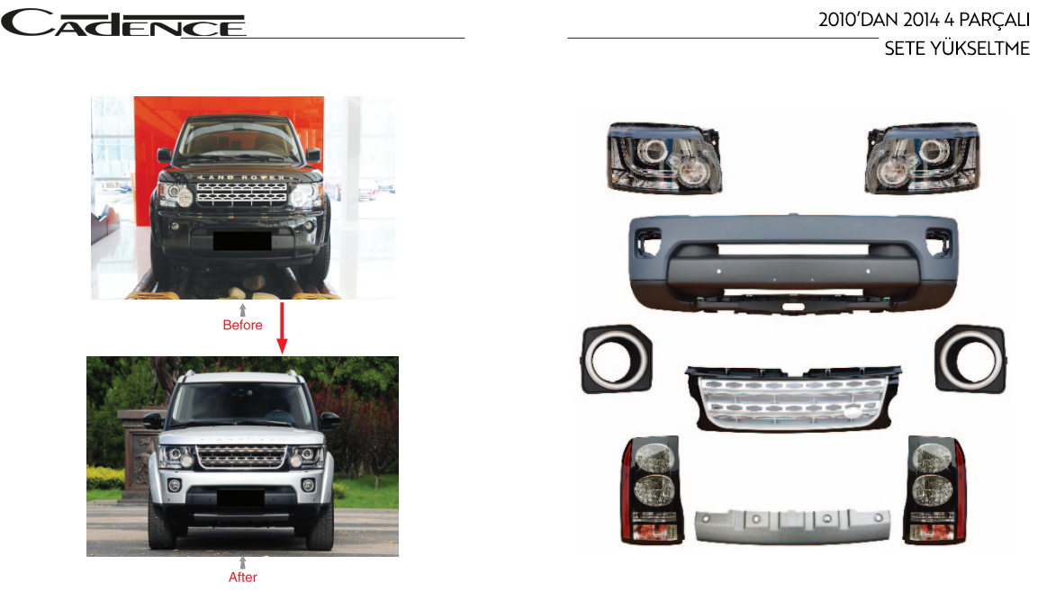 RANGE ROVER 2010 UPGRADE 2014 BODY KİT