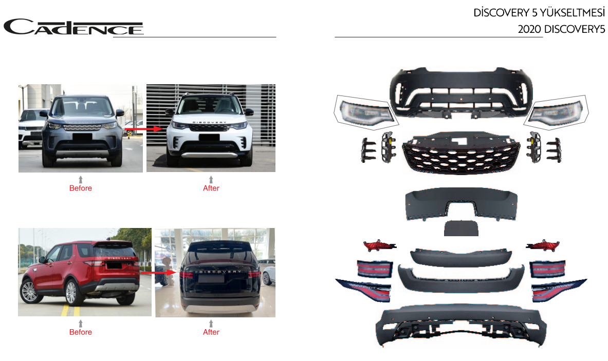RANGE ROVER 2020 DİSCOVERY 5 YÜKSELTME KİTİ