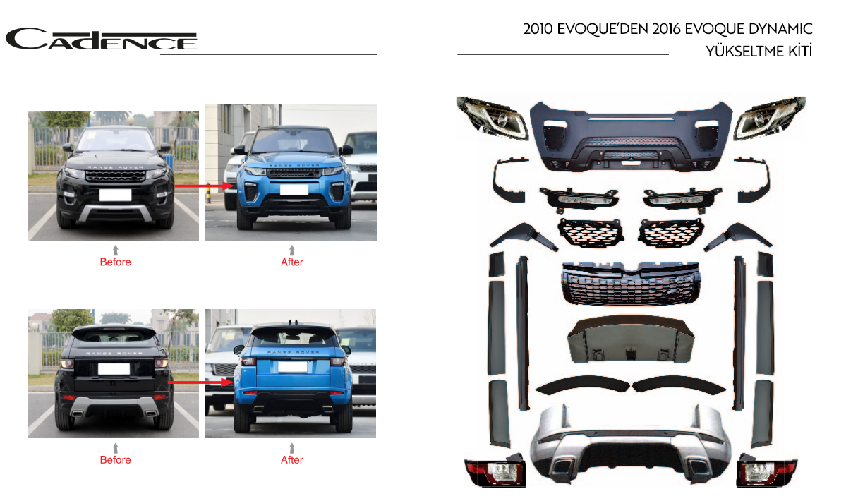 RANGE ROVER EVOQUE 2010 UPGRADE 2016 EVOQUE DYNAMIC