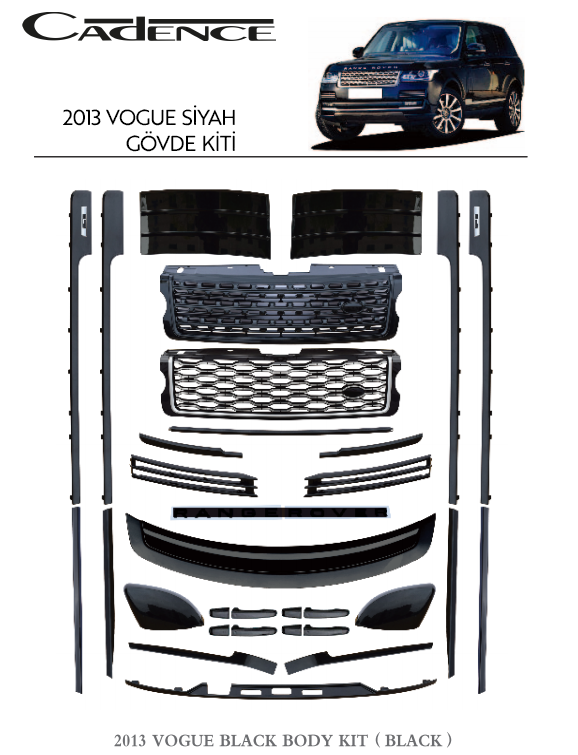 RANGE ROVER 2013 VOGUE BLACK BODY KIT