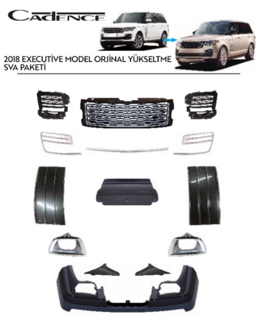 RANGE ROVER 2018 EXECUTİVE UPGRADE SVA KIT