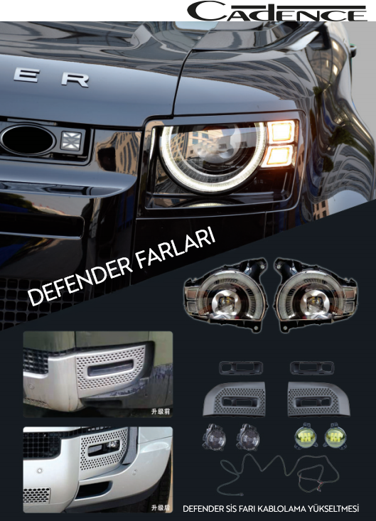 RANGE ROVER DEFENDER SİS FARLARI