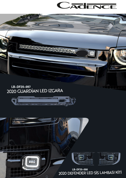 LAND ROVER DEFENDER LED IZGARA / SİS LAMBASI KİTİ
