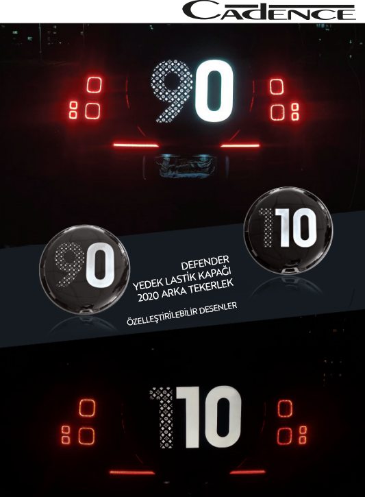 LAND ROVER DEFENDER 2020 YEDEK LASTİK KAPAĞI