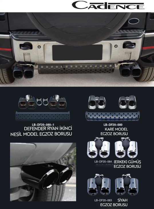 LAND ROVER DEFENDER RYAN EGZOZ BORUSU