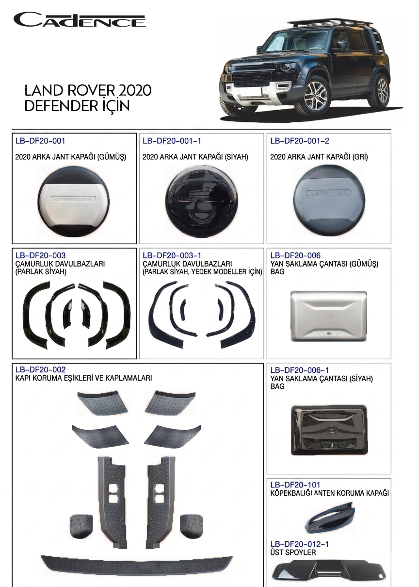 LAND ROVER DEFENDER 2020 AKSESUARLARI