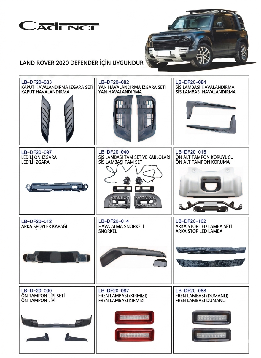LAND ROVER 2020 DEFENDER AKSESUARLARI