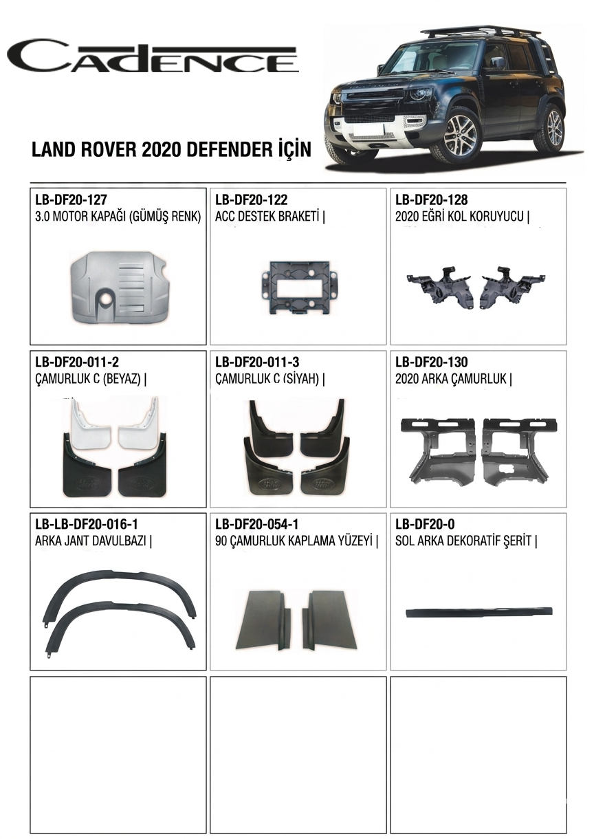 LAND ROVER 2020 DEFENDER AKSESUARLARI