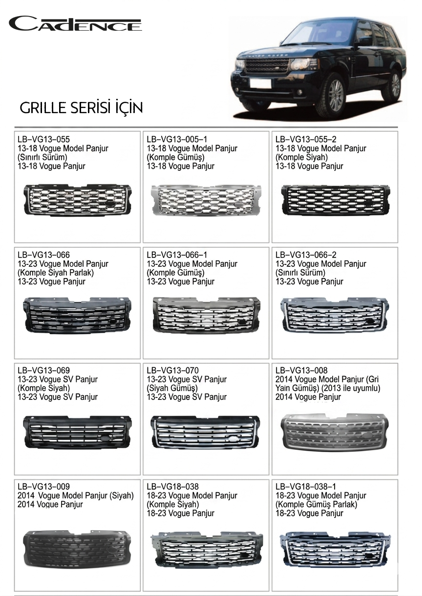 RANGE ROVER VOGUE PANJUR