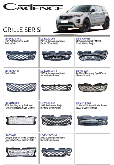 SPORT GRİLLE SERİSİ