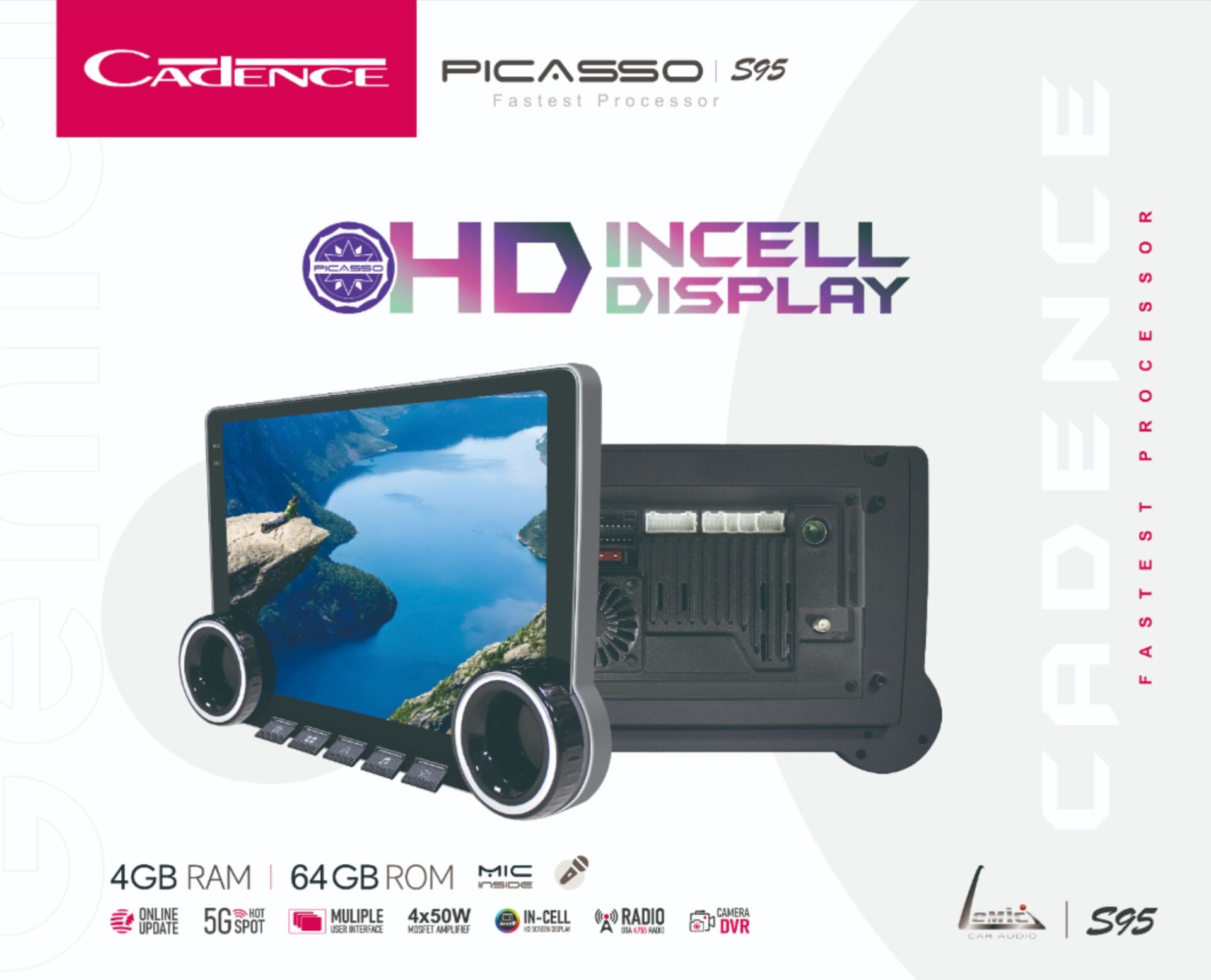S95 KNOP 9-10'' MULTİMEDYA