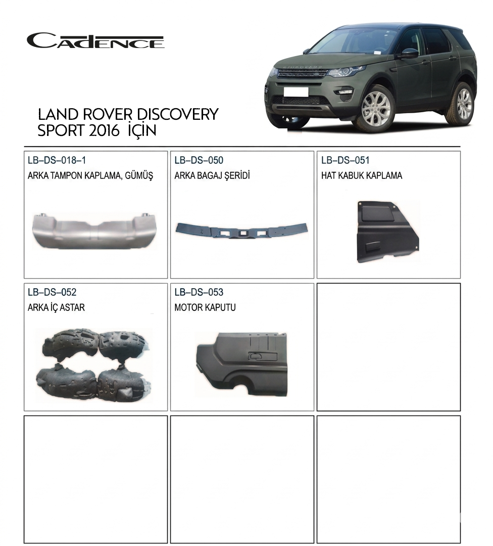 LAND ROVER DISCOVERY SPORT 2016 PARÇALARI