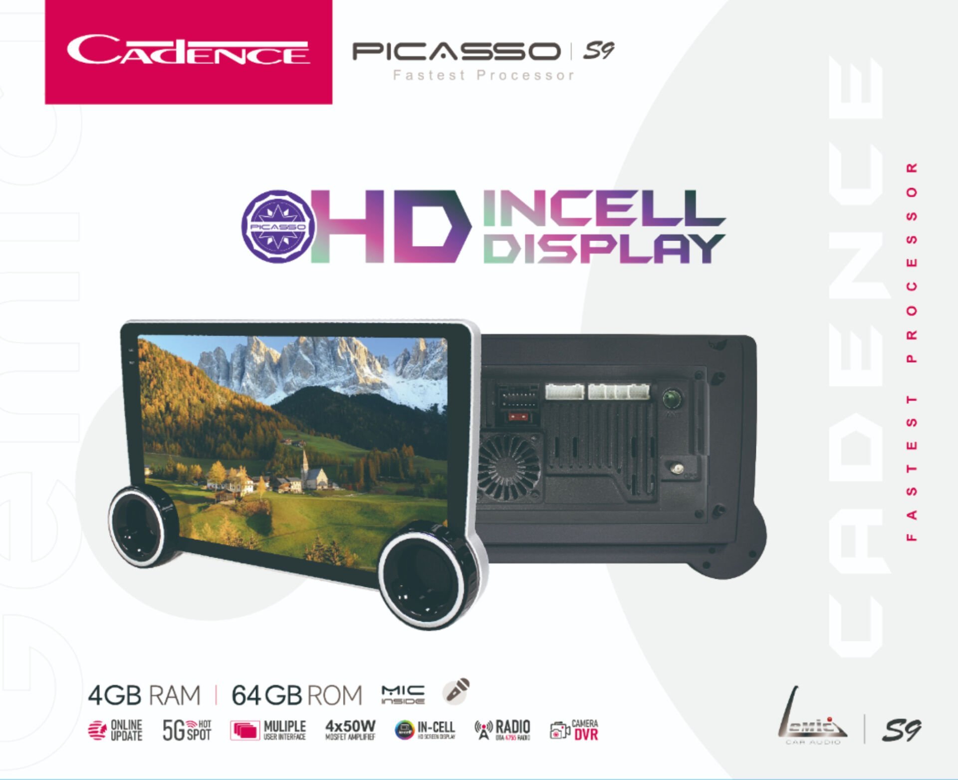 S9 KNOB STYLE MULTİMEDYA