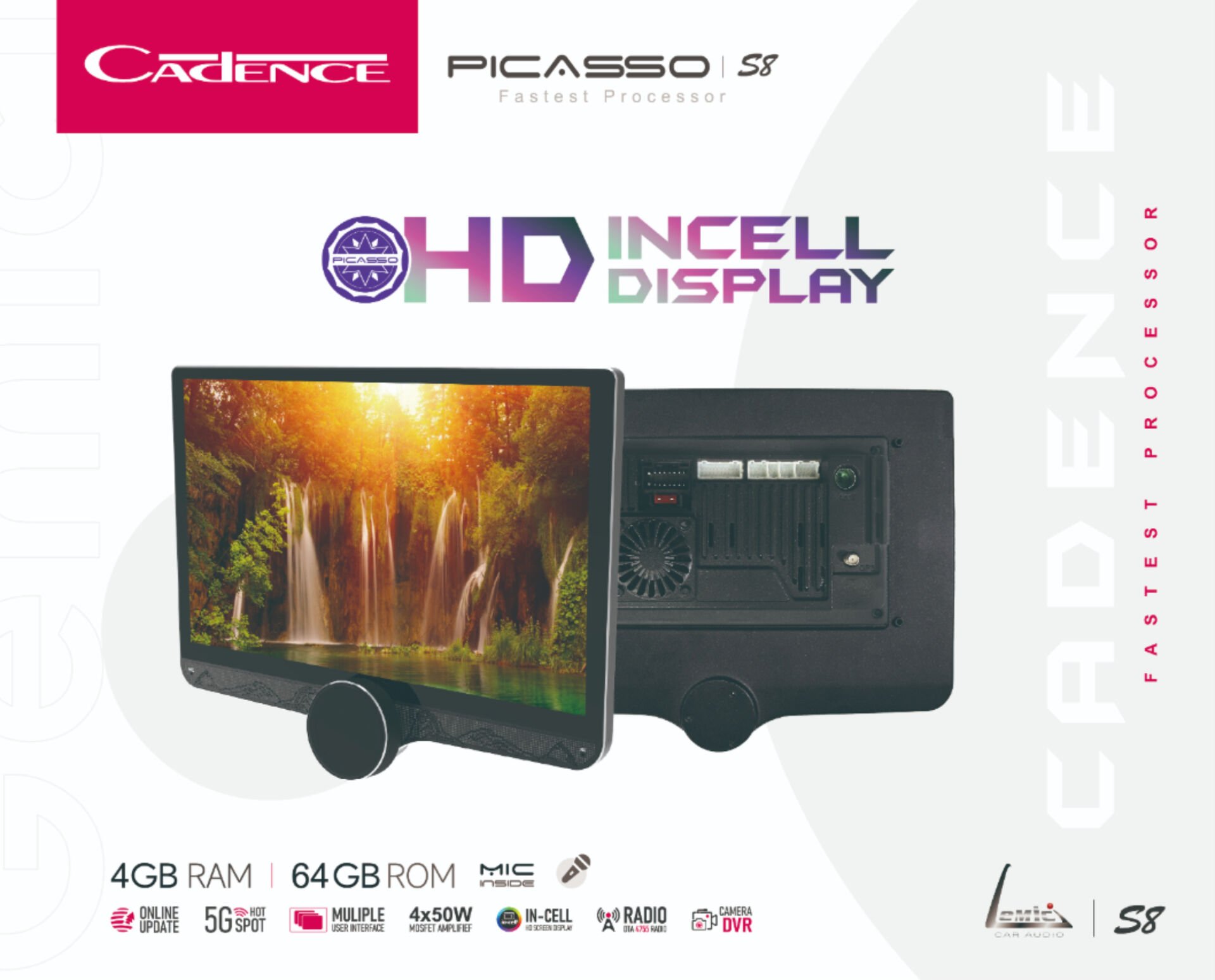 S8 LED - 1K 10'' MULTİMEDYA