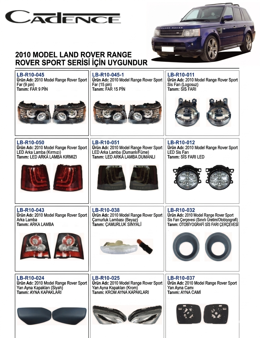 RANGE ROVER SPORT 2010 DESİGN UPGRADE SERİSİ