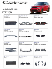 RANGE ROVER SPORT 2018 PARÇA / AKSESUAR SERİSİ
