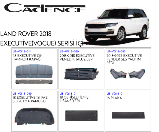 RANGE ROVER VOGUE 2018 EXECUTİVE SERİSİ