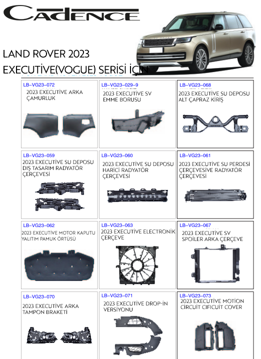 RANGE ROVER VOGUE 2023 EXECUTİVE SERİSİ