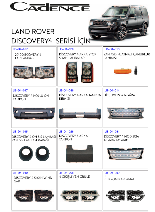 LAND ROVER DISCOVERY 4 SERİSİ