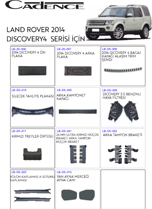 LAND ROVER DISCOVERY 4  2014 SERİSİ