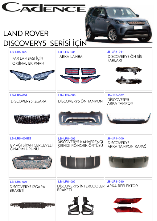 LAND ROVER DISCOVERY 5 SERİSİ