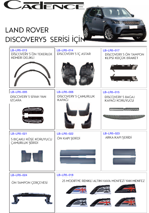 LAND ROVER DISCOVERY 5 SERİSİ