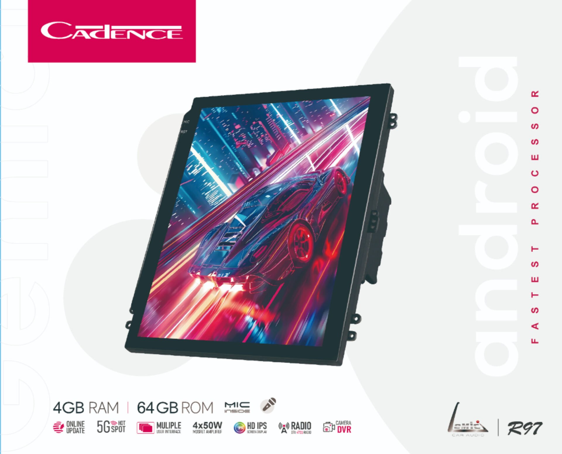 CADENCE R97 9.7'' MULTİMEDYA