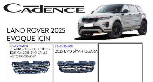 LAND ROVER EVOQUE IZGARA