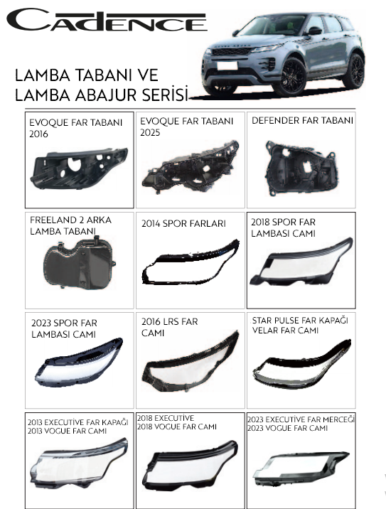 LAND ROVER FAR CAMI/TABAN KASASI