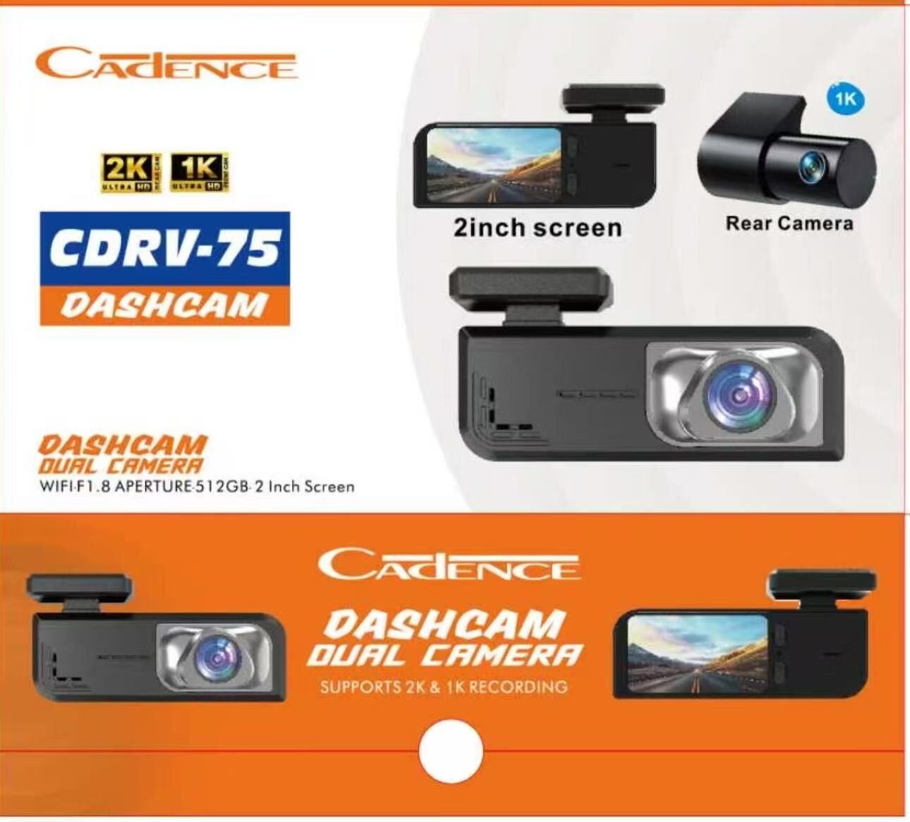 CADENCE CDRV-75 DASHCAM
